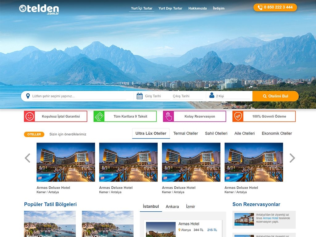 Hotel Web Sitesi