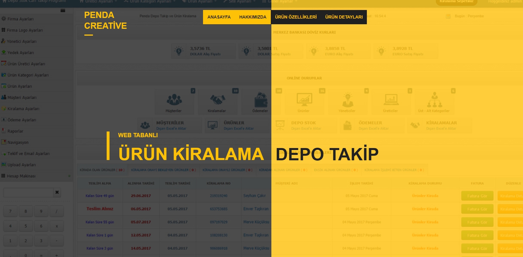 rn Kiralama Depo Takip Sistemi